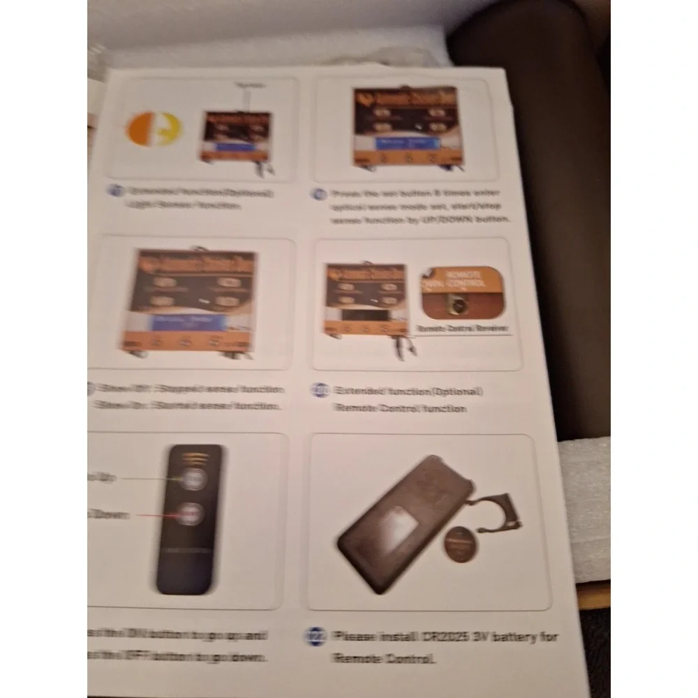 Dinkvaz Brown Rolling Gate Type Intelligent Chicken Coop Door 120V Grid & Solar‎